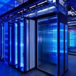 Free computer server room image, public domain CC0 photo.